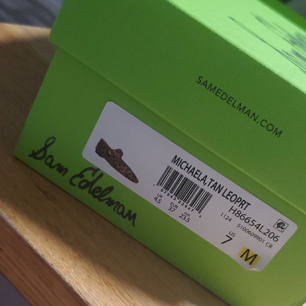 Sam Edelman Leopard Print Flats